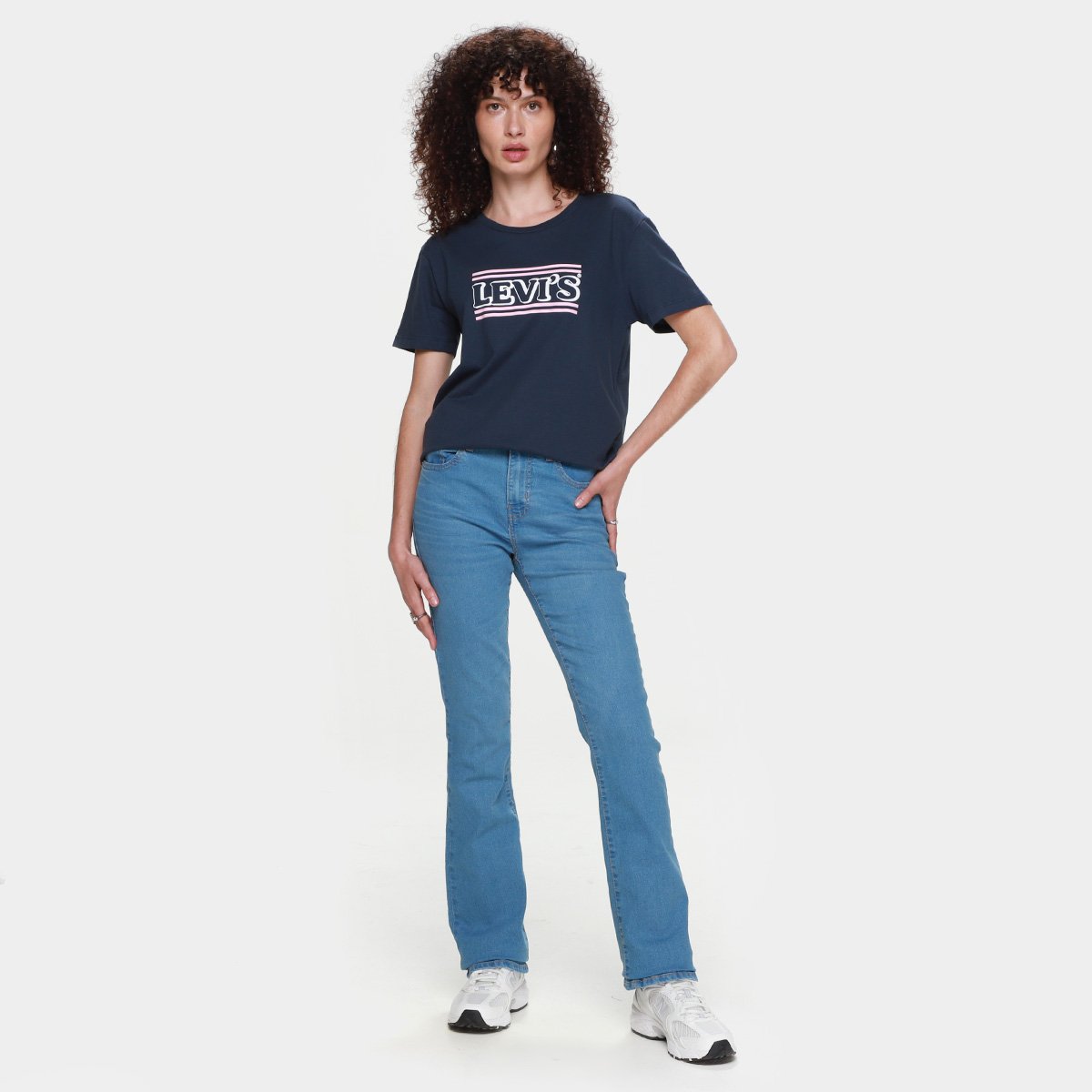 Camiseta Levis Perfect Tee Feminina - Tam: P - 3