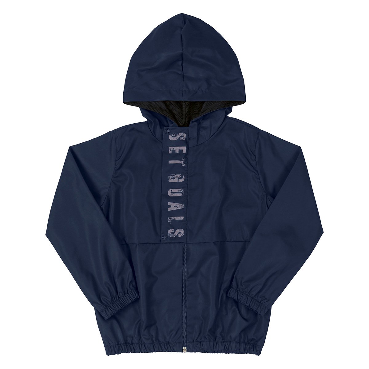 Jaqueta Corta Vento Infantil Quimby Set Goals Masculina