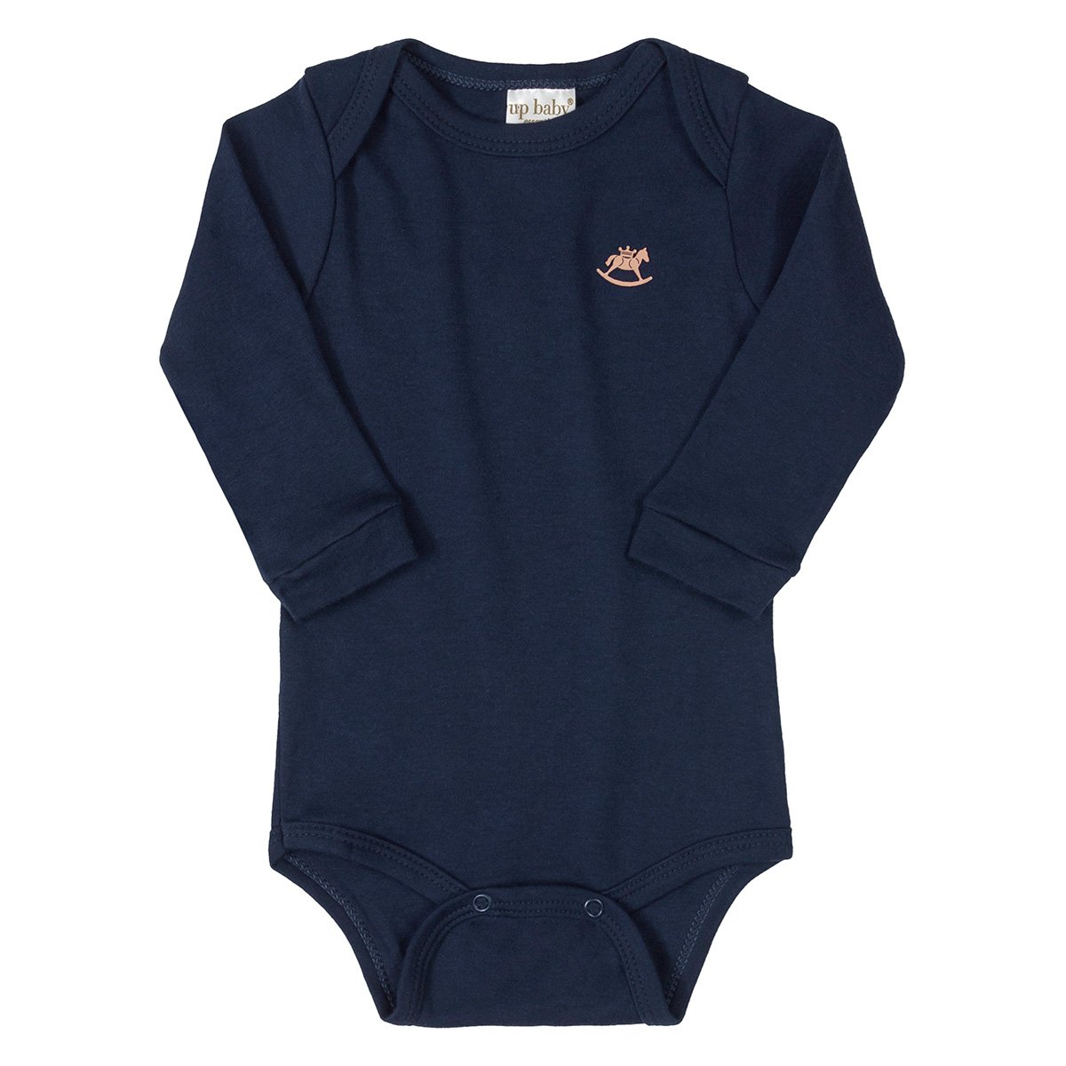 Body Bebê Up Baby Suedine Manga Longa