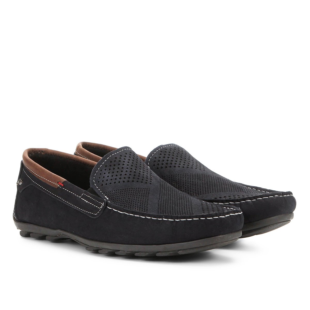 Mocassim Couro Pegada Laser Masculino