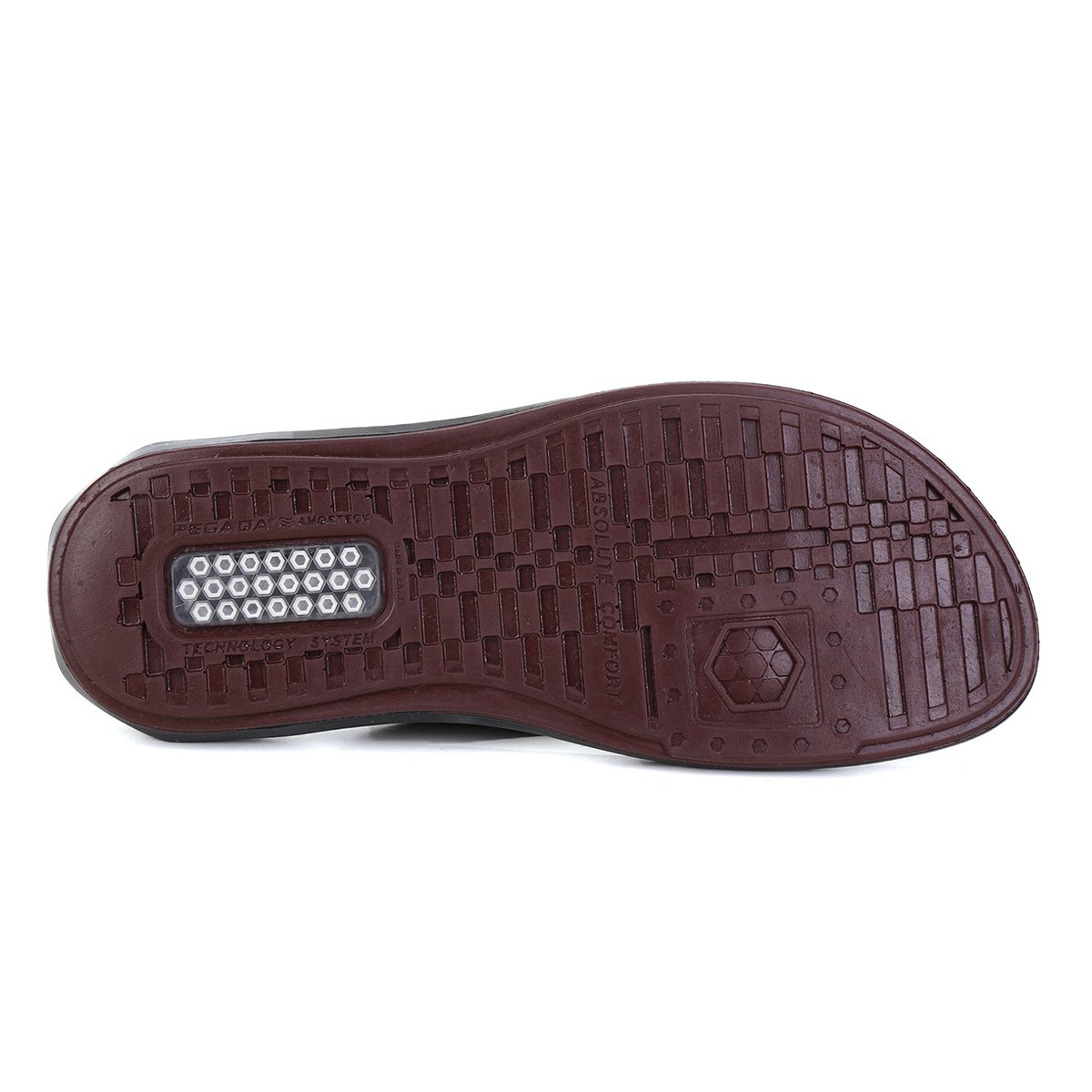 Chinelo Couro Pegada Masculino - Tam: 38 - 2