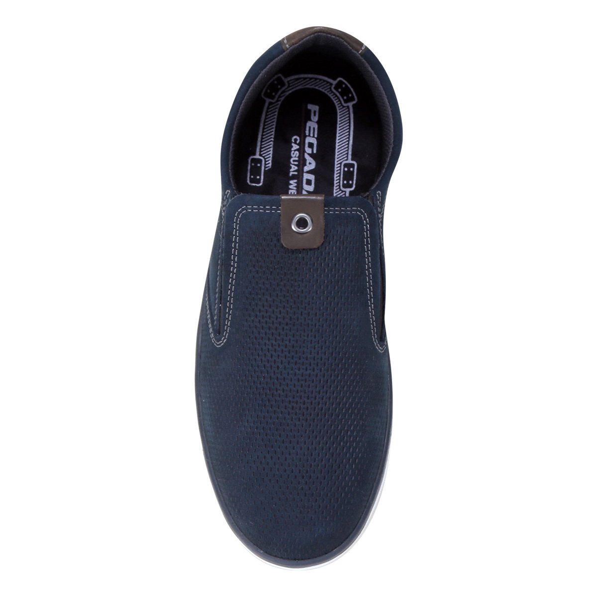Sapatênis Couro Pegada Basic Masculino - Tam: 39 - 2