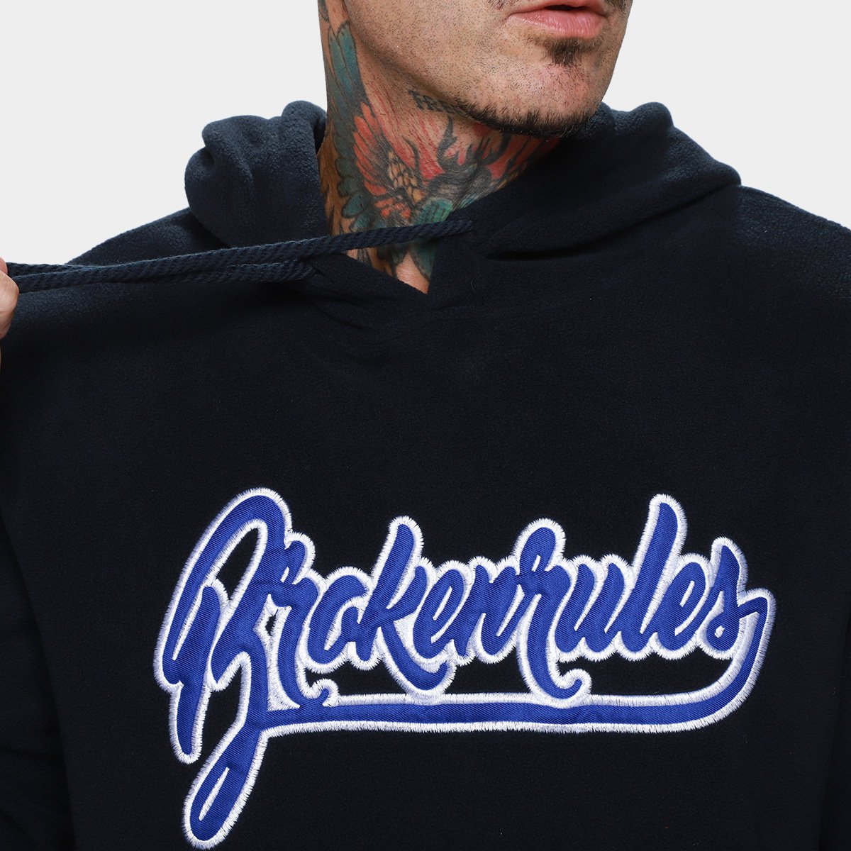 Moletom Broken Rules Bordado Masculino - Tam: P - 2