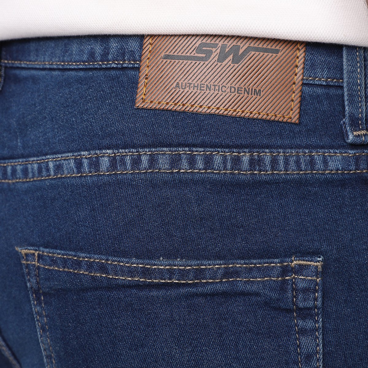 Calça Jeans Slim Sawary Casual Masculina - Tam: 38 - 2