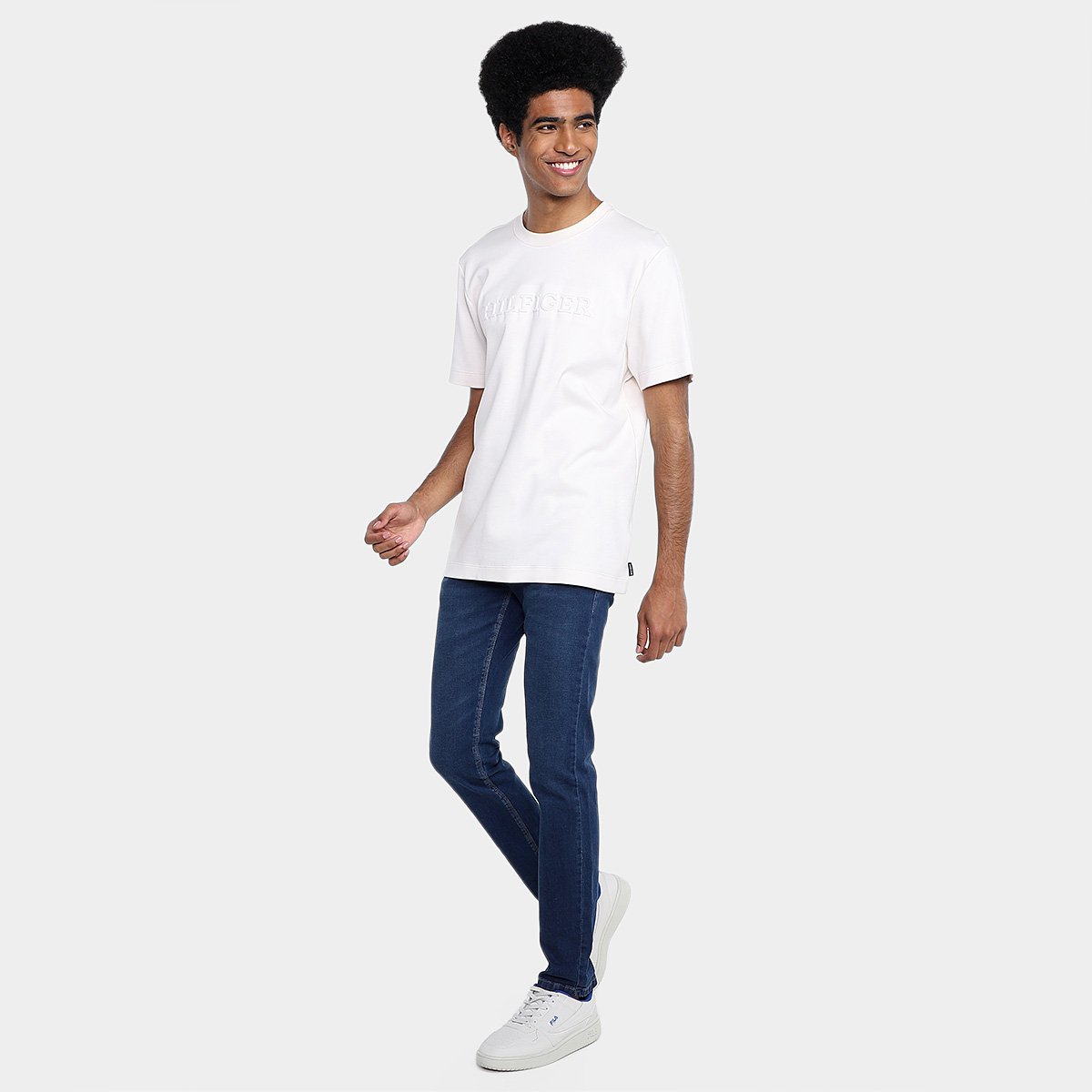 Calça Jeans Slim Sawary Casual Masculina - Tam: 38 - 3