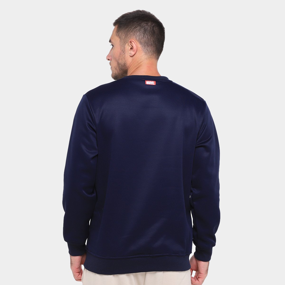 Moletom Mooncity Marvel Bordado Masculino - Tam: P - 1