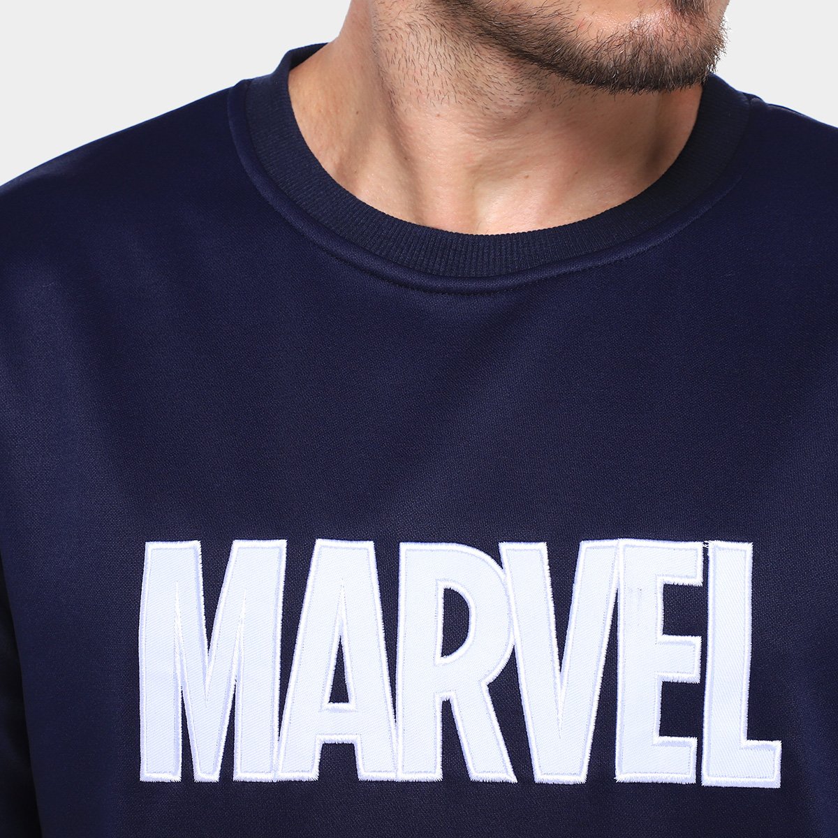 Moletom Mooncity Marvel Bordado Masculino - Tam: P - 2