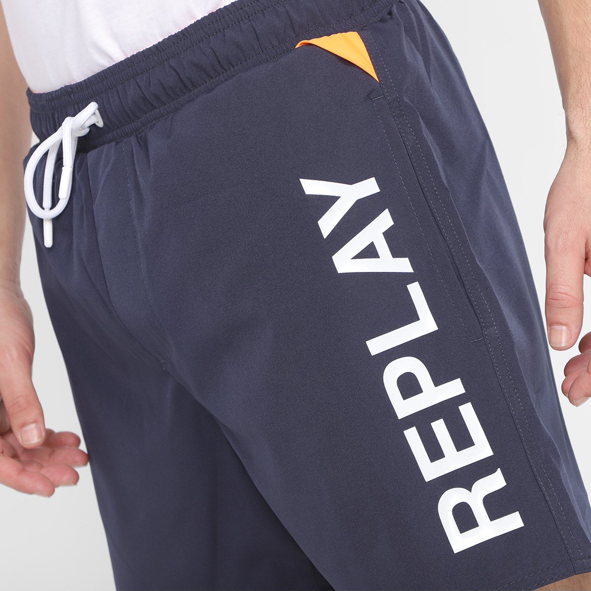 Short Replay Estampado Masculino - Tam: P - 2