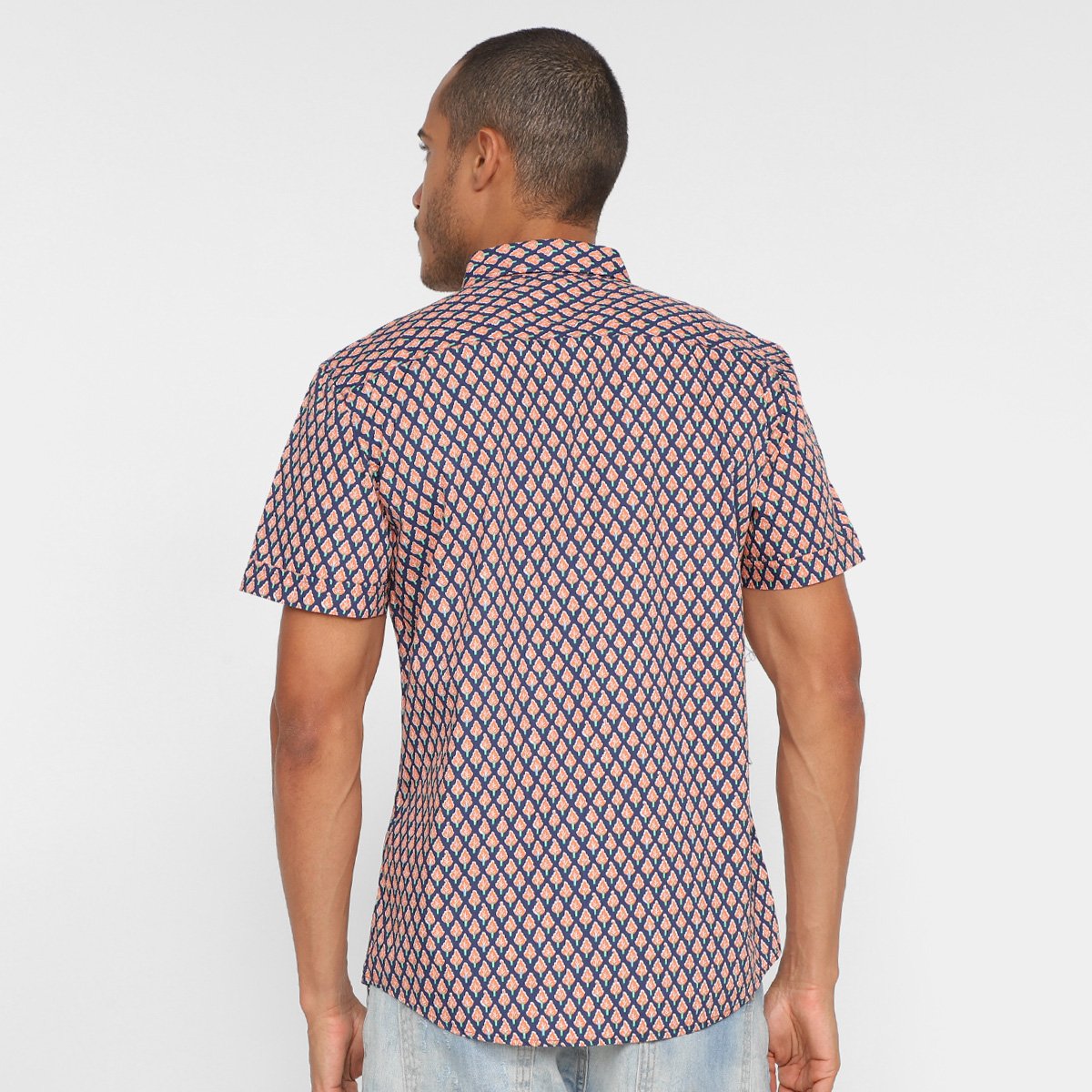 Camisa Pacific Blue Estampada Masculina