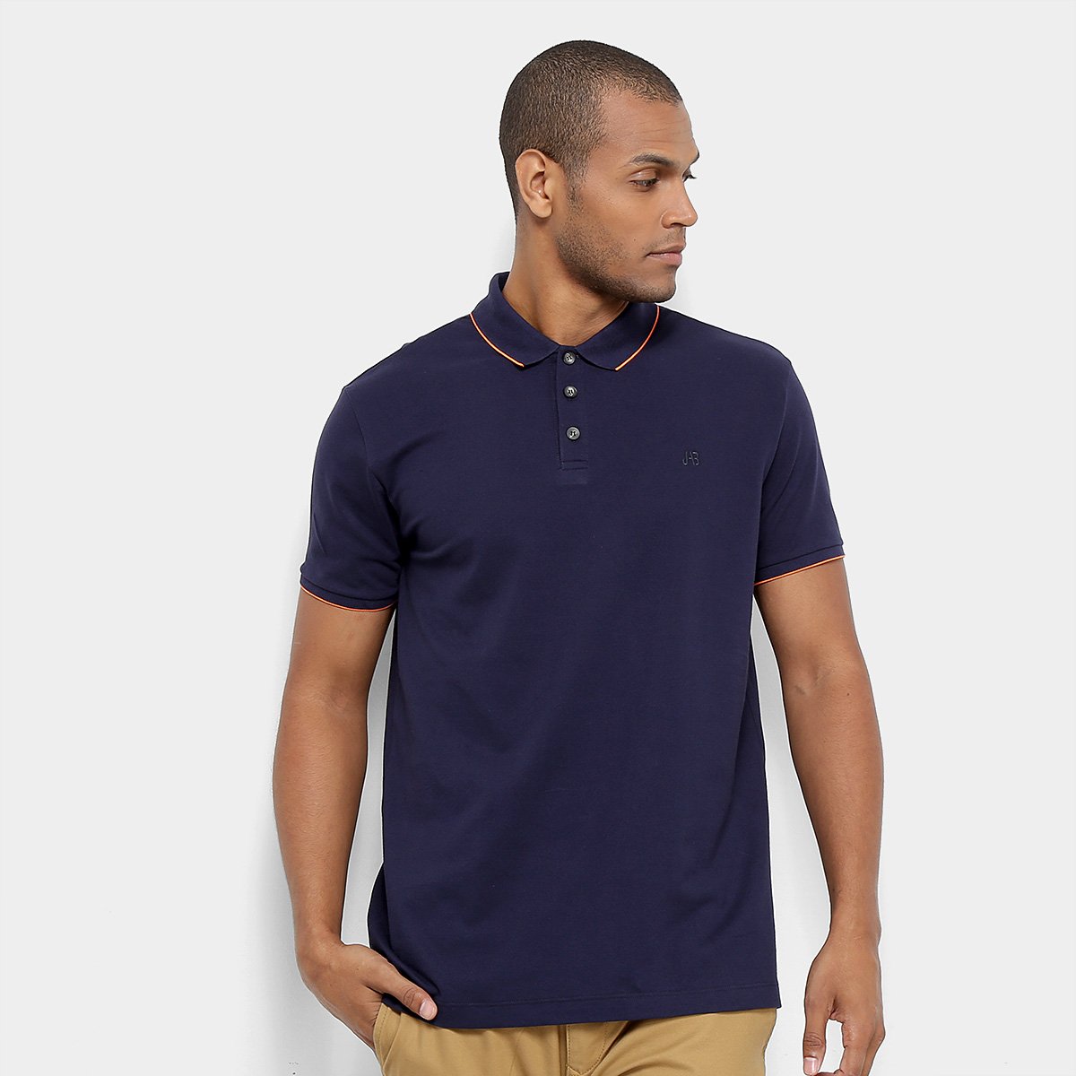 Camisa Polo Jab Piquet Friso Masculina