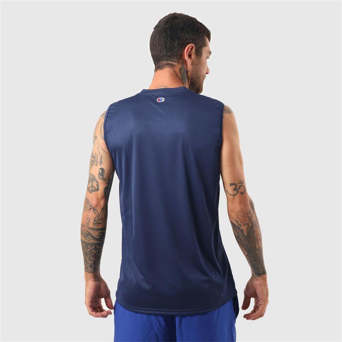 Regata Champion Muscle Dry Mini Script UV+ Masculina - Tam: P - 1