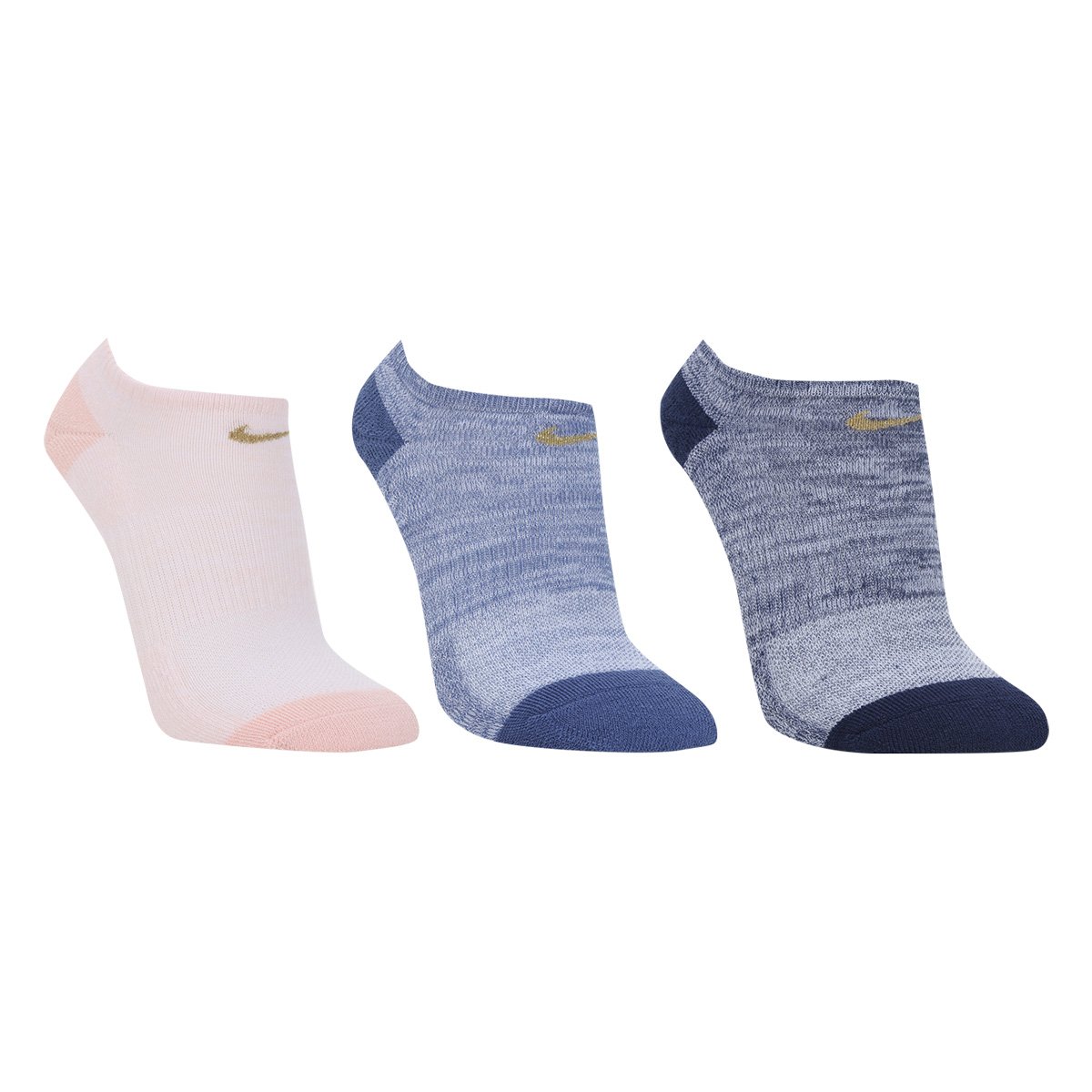 Kit Meia Nike Cano Baixo C/3 Pares Feminina
