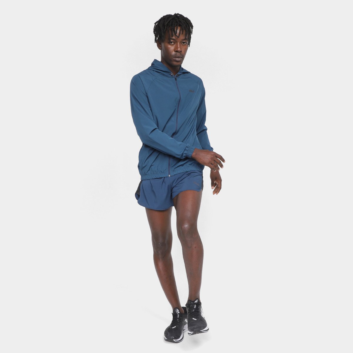 Jaqueta Corta Vento Fila Basic Run Masculina - Tam: GG - 3