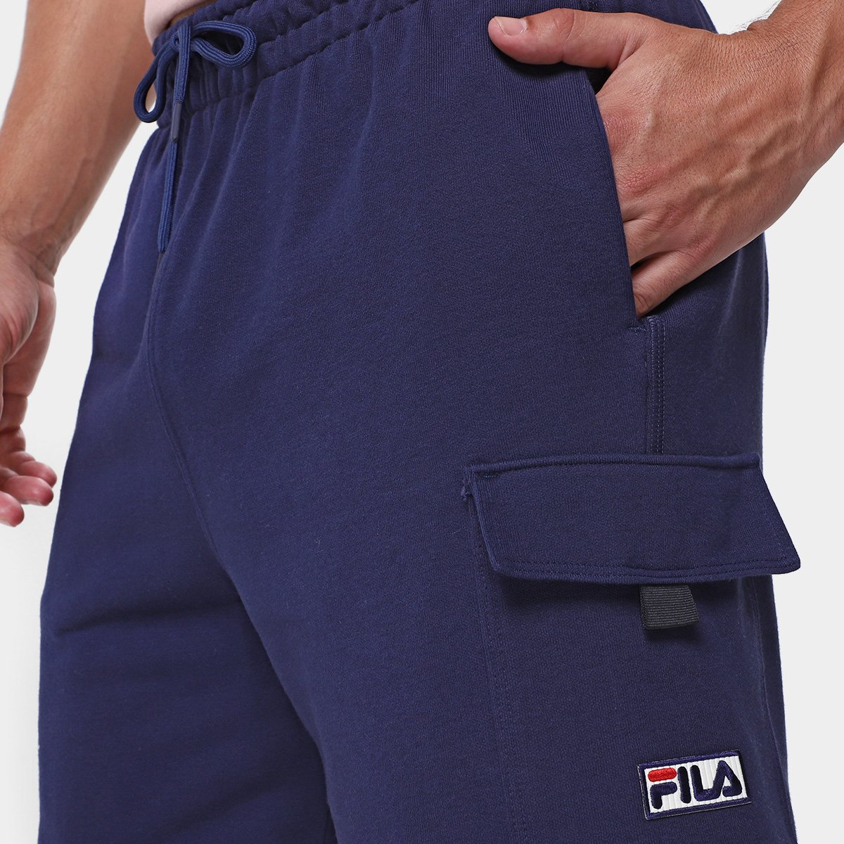 Bermuda Fila Confort Cargo Letter Masculina - Tam: P - 2