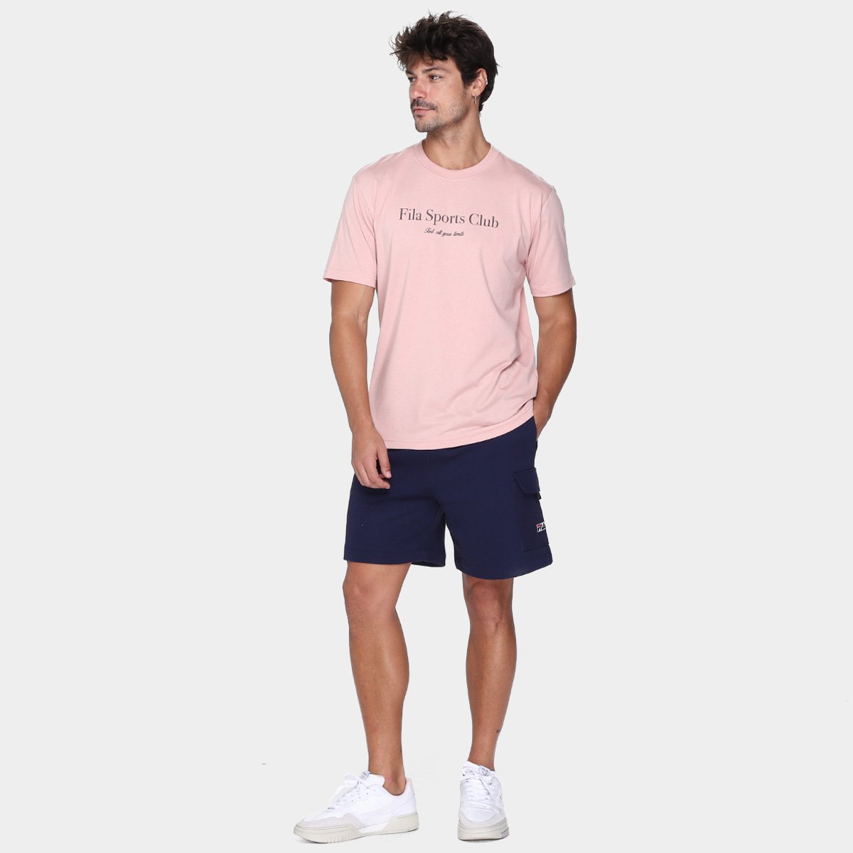Bermuda Fila Confort Cargo Letter Masculina - Tam: P - 3