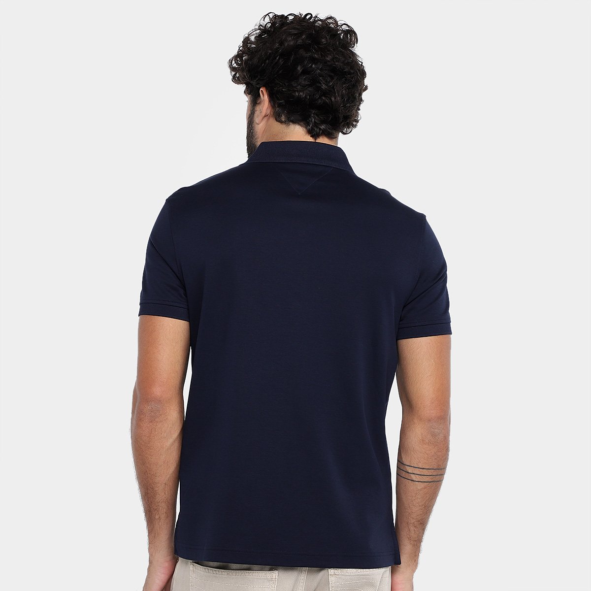 Camisa Polo Tommy Hilfiger Brand Love Masculina - Tam: M - 1