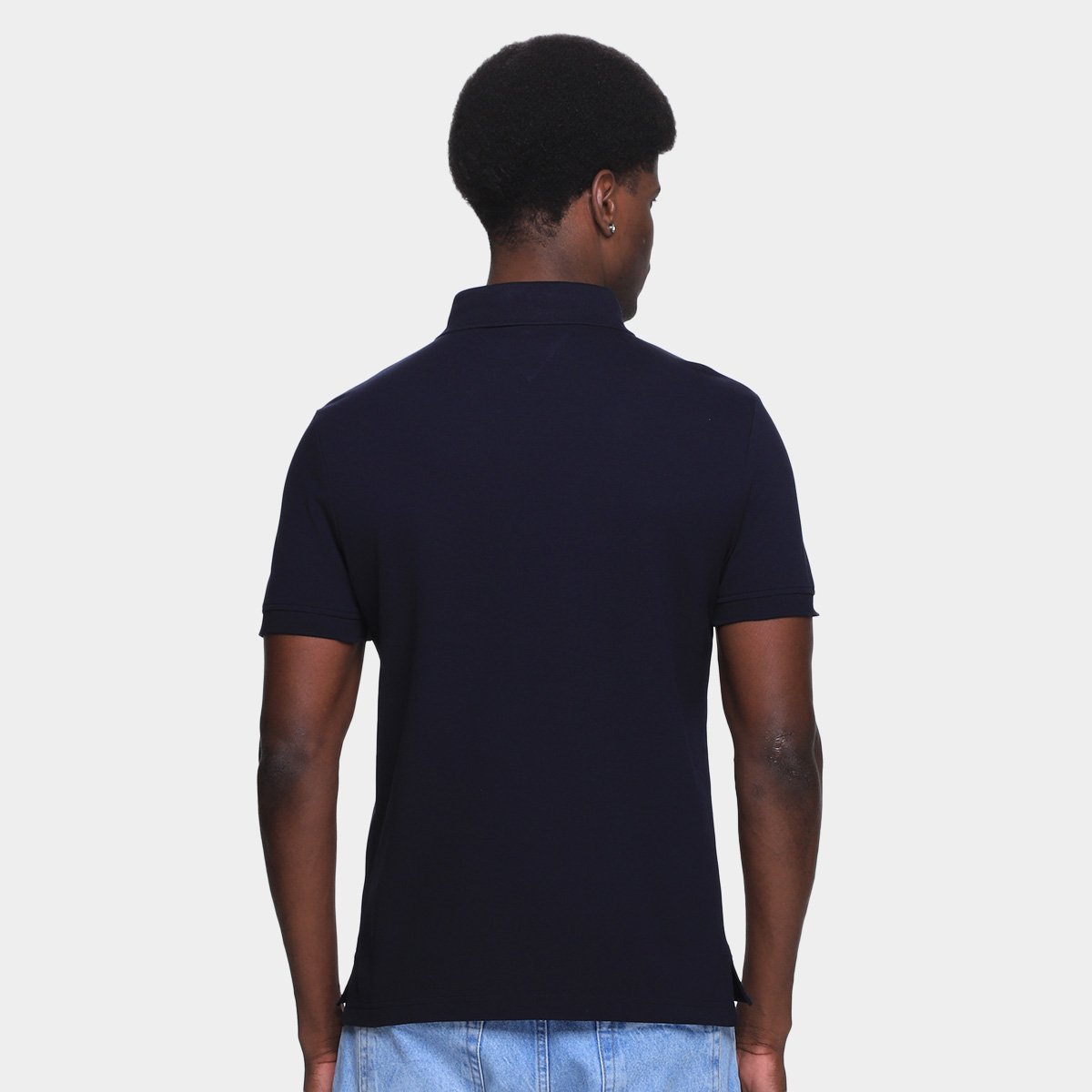 Camisa Polo Tommy Hilfiger Chest Insert Masculina - Tam: M - 1