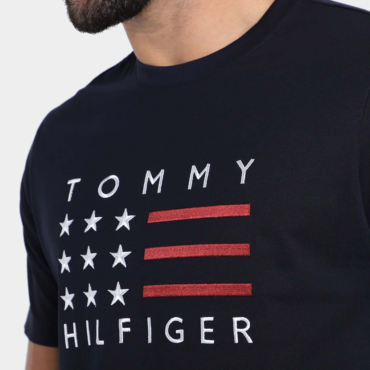 Camiseta Tommy Hilfiger Americana Graphic Masculina - Tam: M - 2