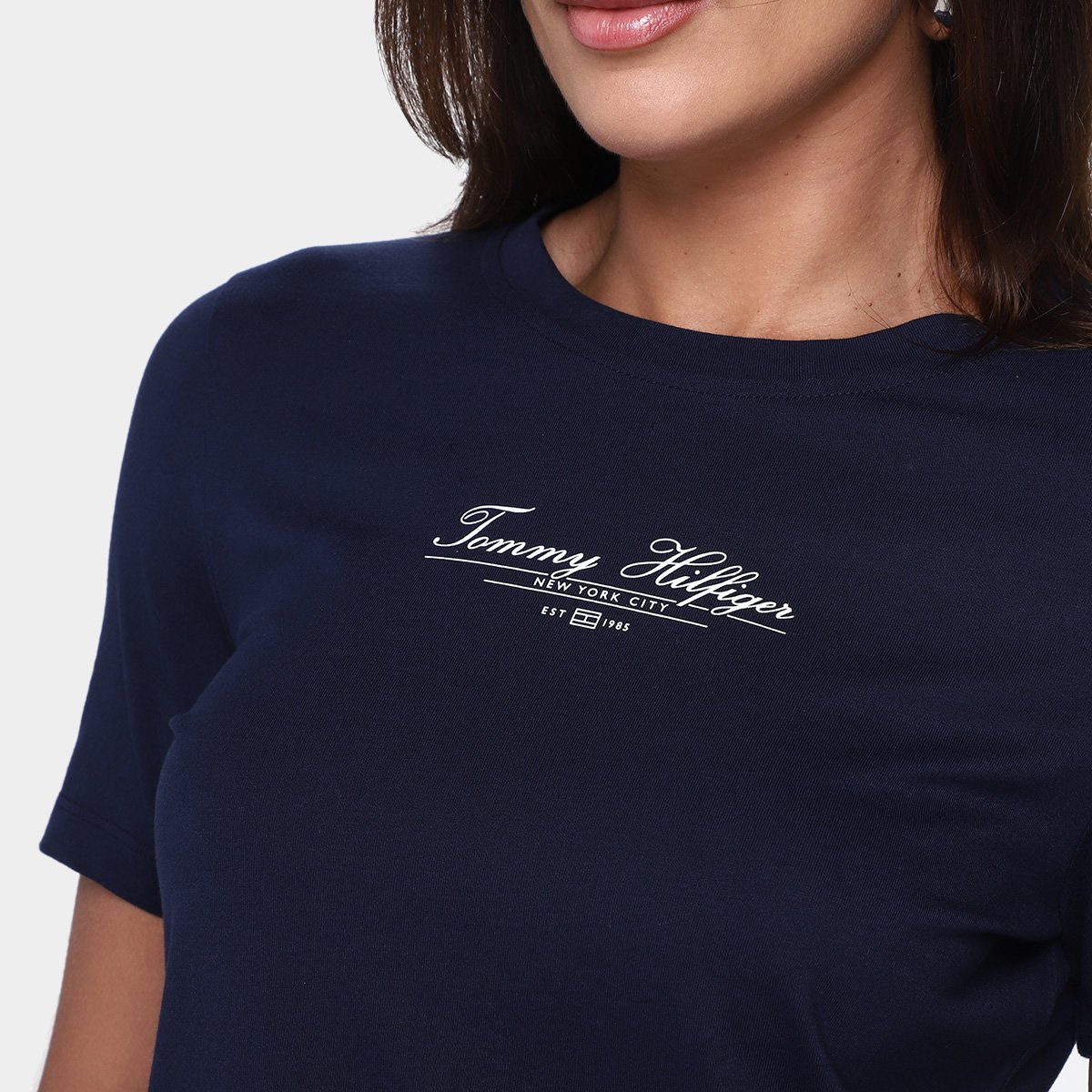 Camiseta Tommy Hilfiger Feminina - Tam: P - 2