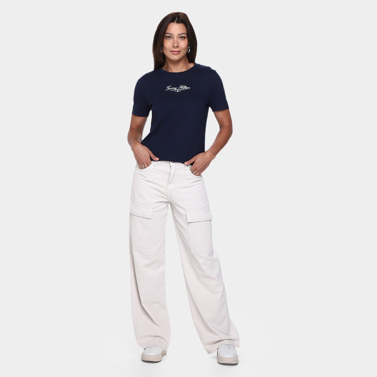 Camiseta Tommy Hilfiger Feminina - Tam: P - 3