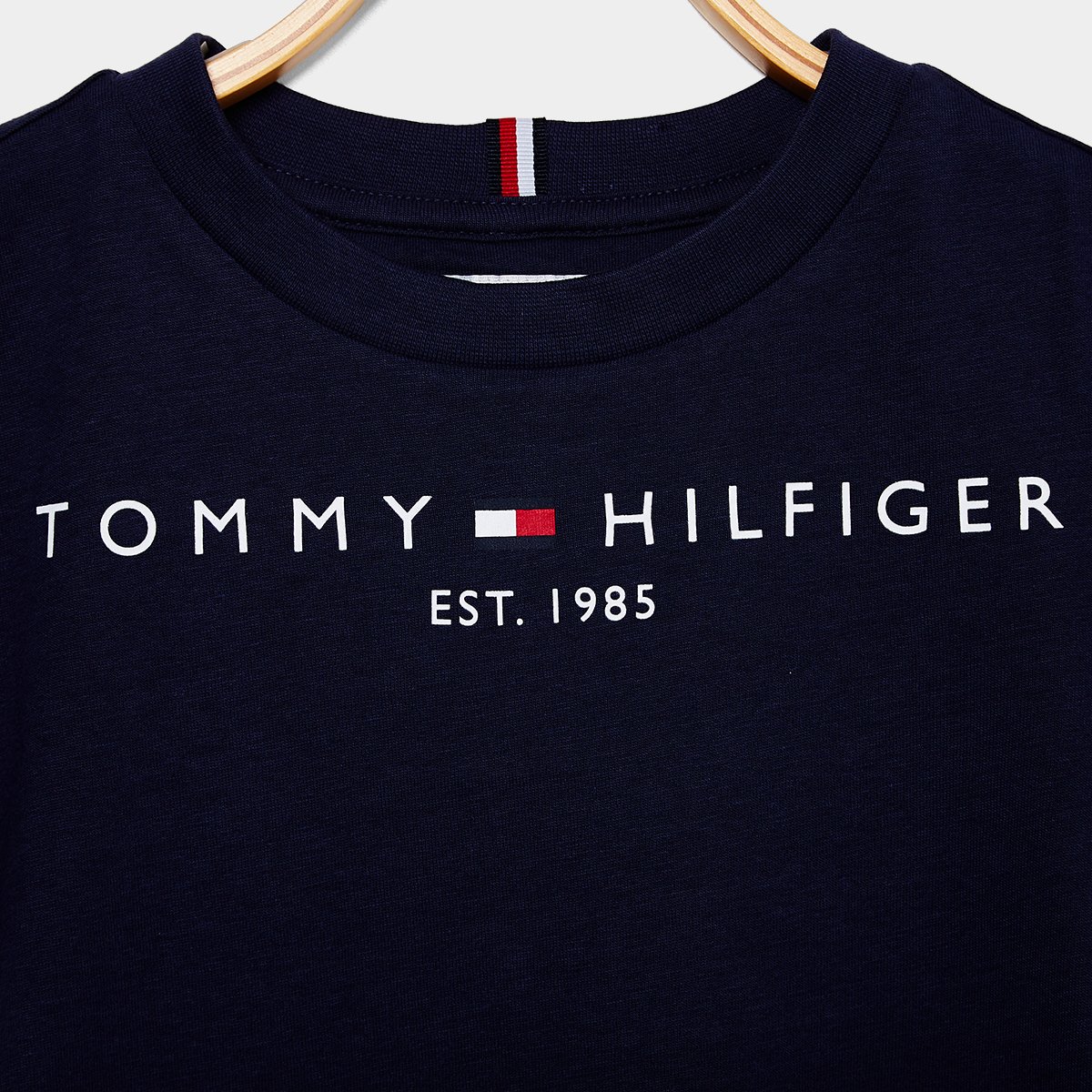 Camiseta Infantil Tommy Hilfiger Essential Menino - Tam: 10A - 1
