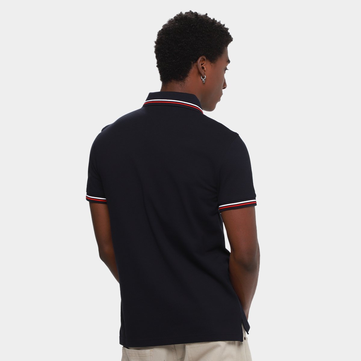 Camisa Polo Tommy Hilfiger Masculina - Tam: P - 1