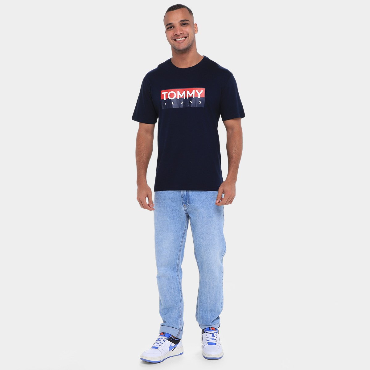 Camiseta Tommy Jeans Masculina - Tam: P - 3