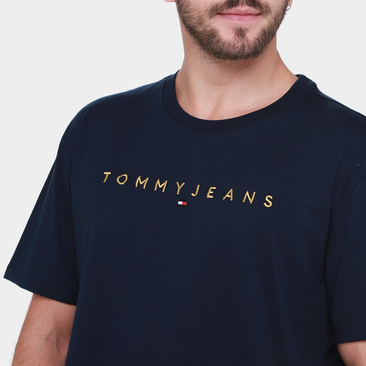 Camiseta Tommy  Jeans Gold LNR Masculina - Tam: P - 2