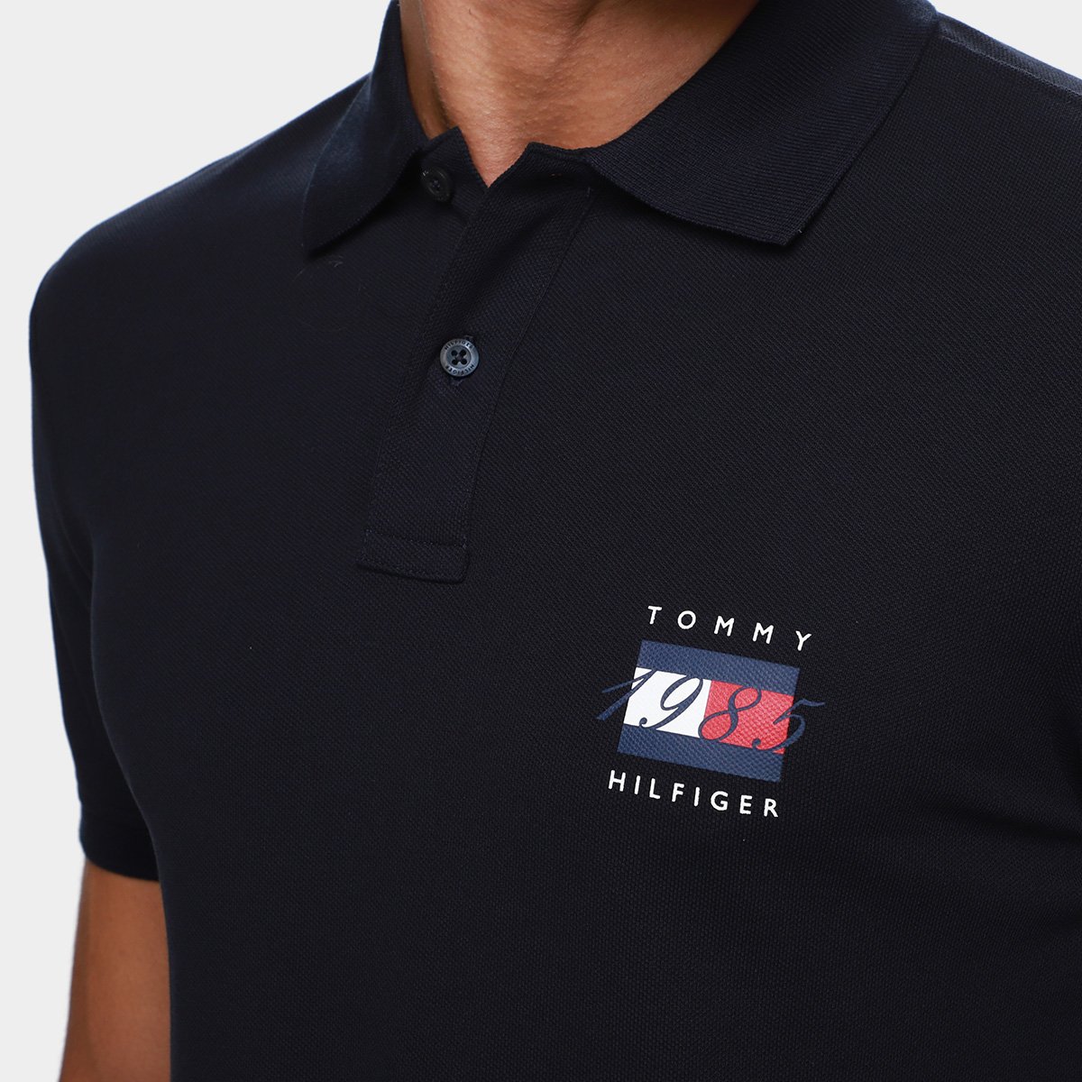 Camisa Polo Tommy Hilfiger Masculina - Tam: P - 2
