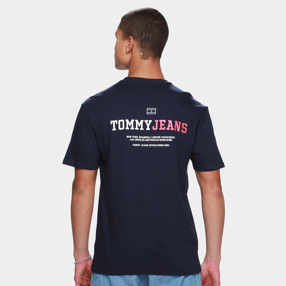 Camiseta Tommy Jeans Graphic Nasculina - Tam: P - 1