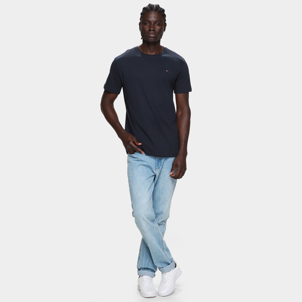 Camiseta Tommy Hilfiger Essential Masculina - Tam: P - 3
