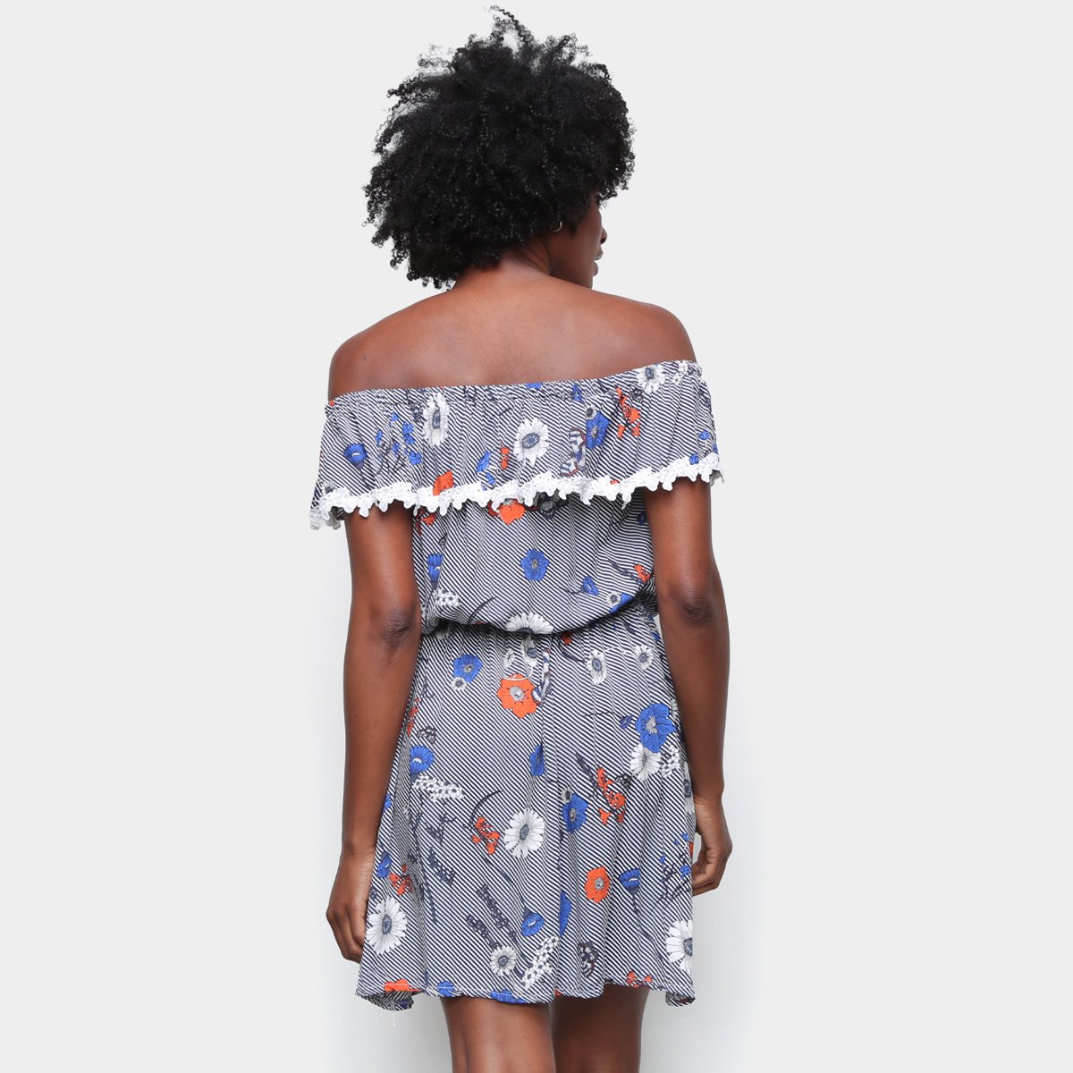 Vestido MI Evasê Ombro a Ombro - Tam: M - 1