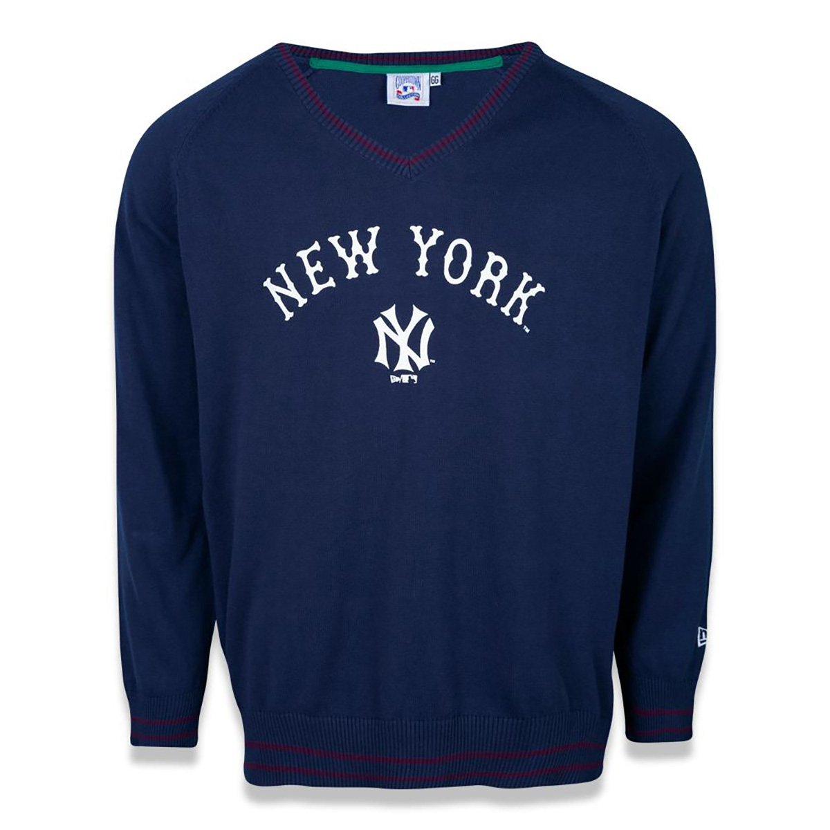Blusa Tricô New Era MLB New York Yankees Reborn Heritage Word Masculina
