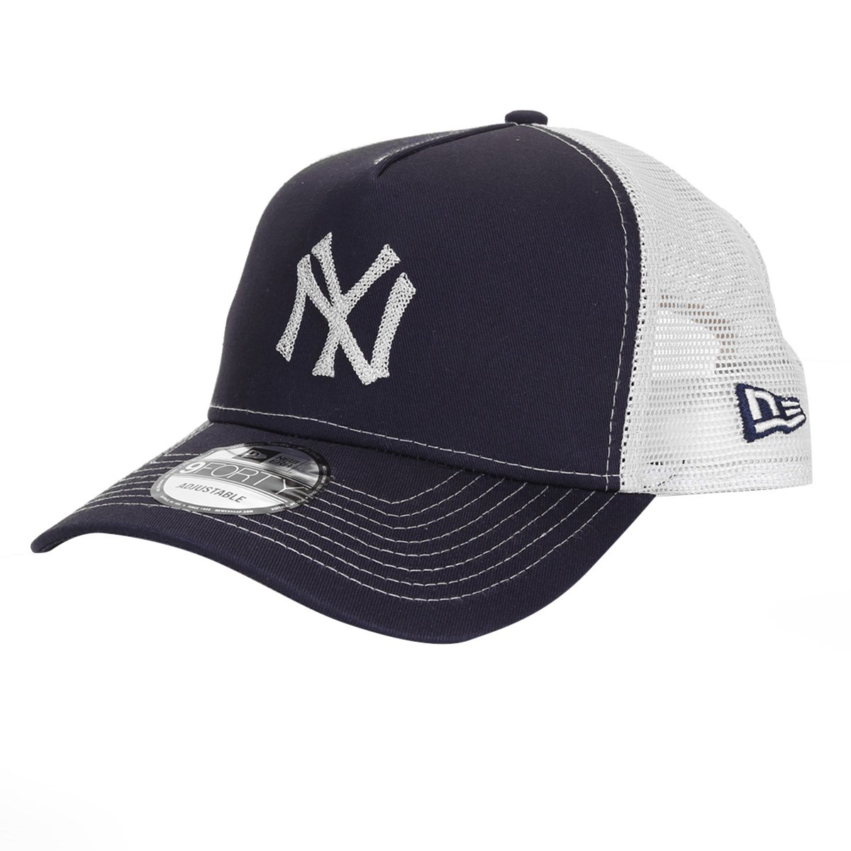 Boné New Era MLB New York Yankees Aba Curva Snapback Masculino