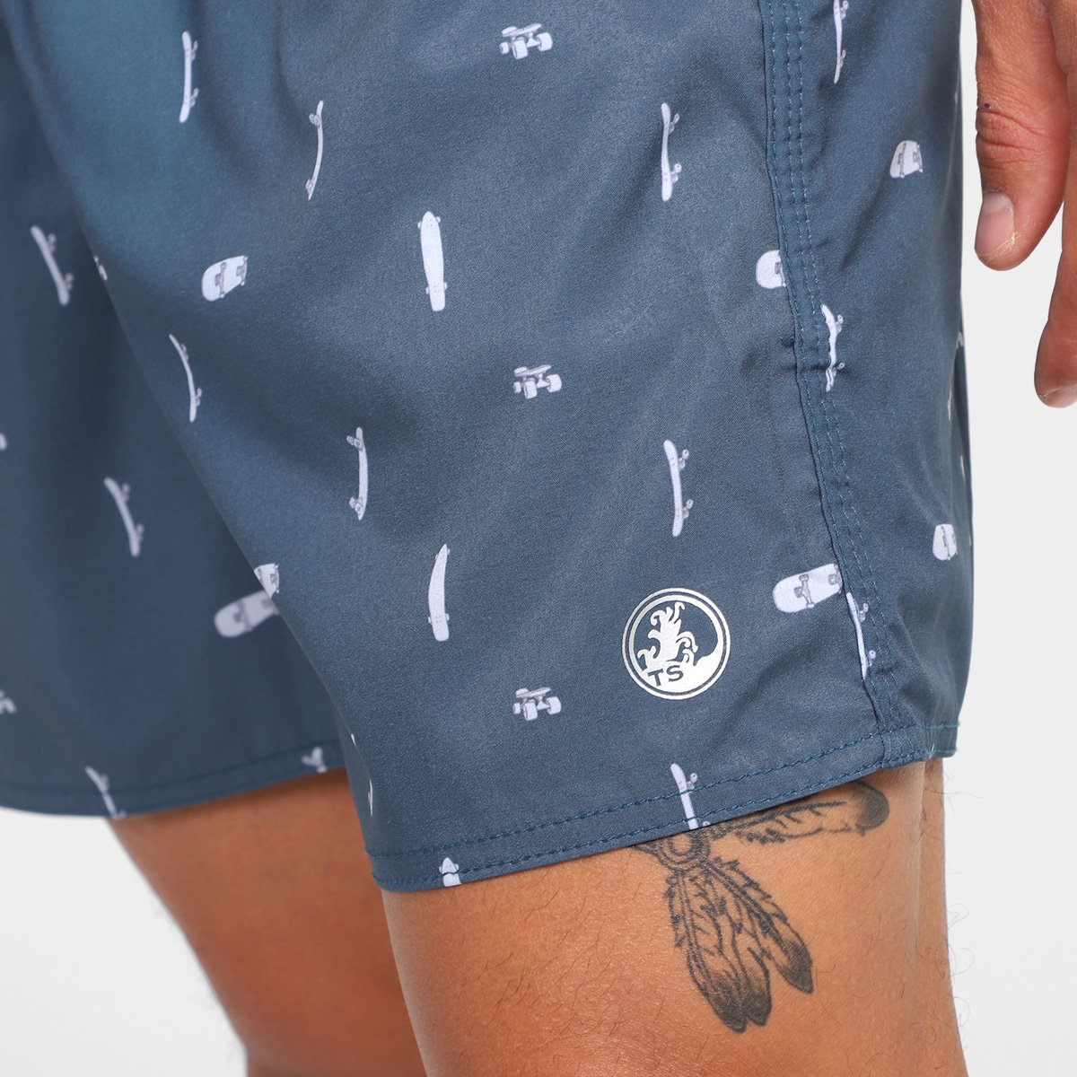 Short Taco Estampado Mini Print Masculino - Tam: P - 3