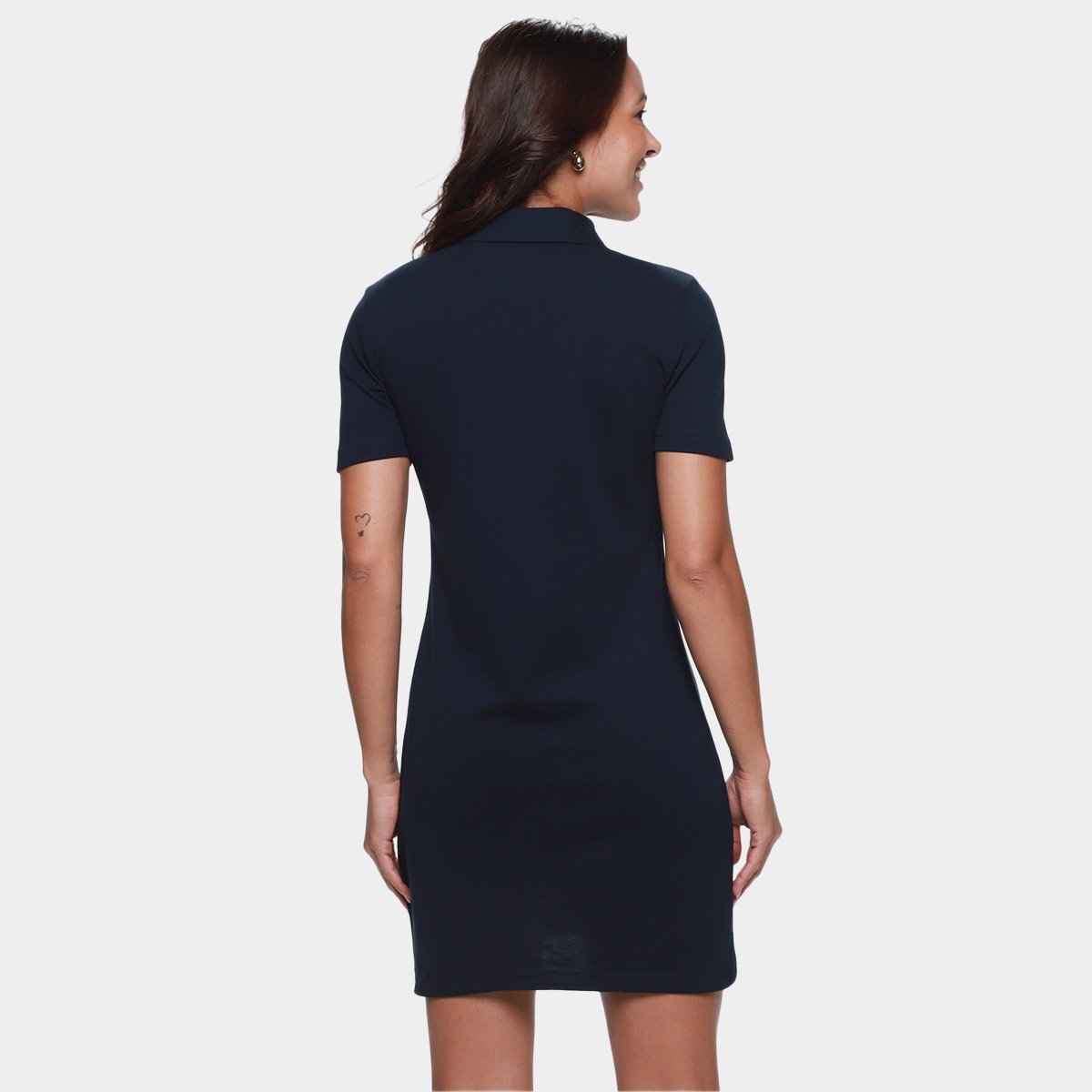 Vestido Tommy Jeans Badge Pique Feminino - Tam: M - 1