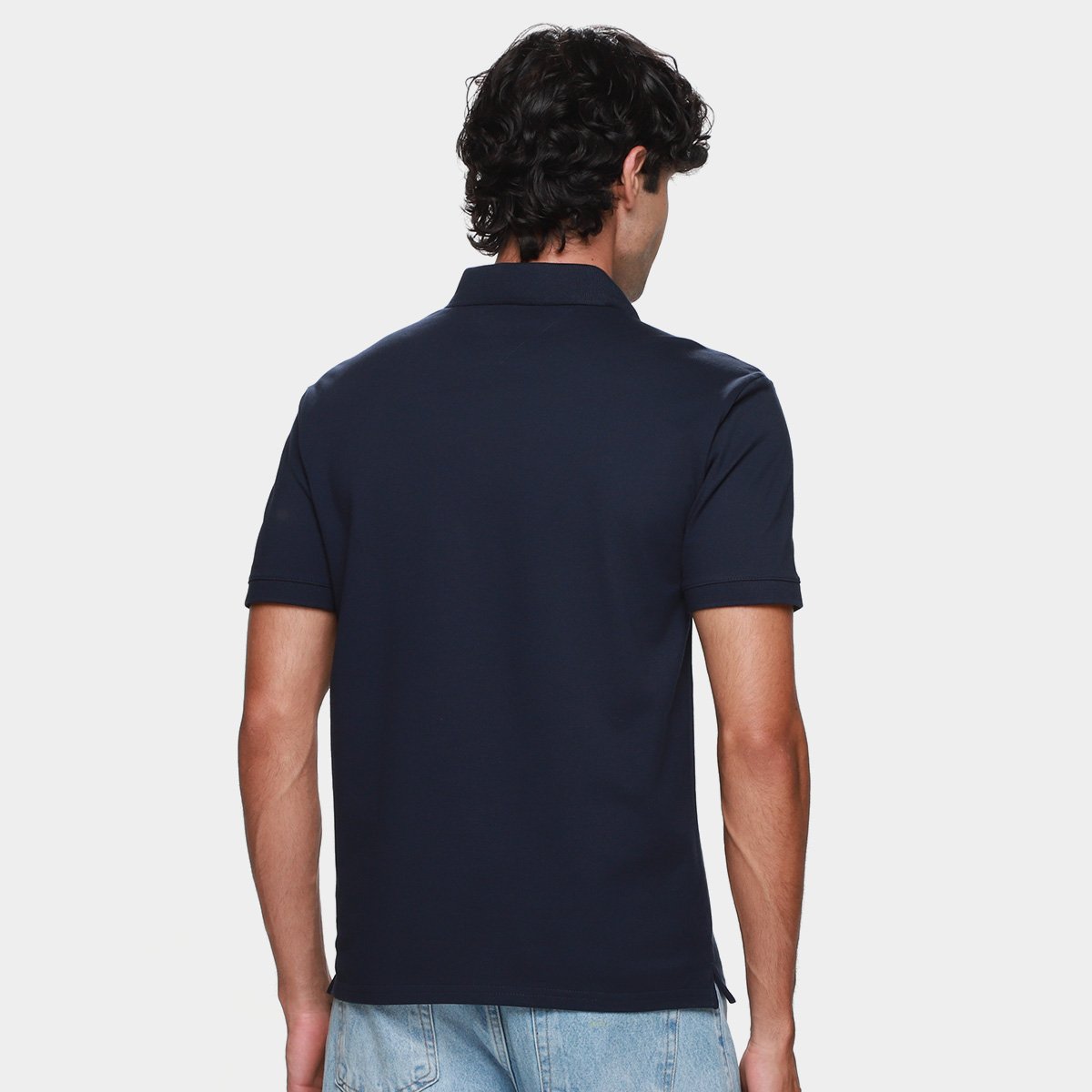 Camisa Polo Tommy Jeans Linear Masculina - Tam: P - 1