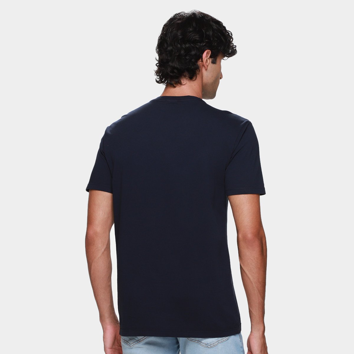 Camiseta Tommy Jeans Linear Chest Masculina - Tam: M - 1