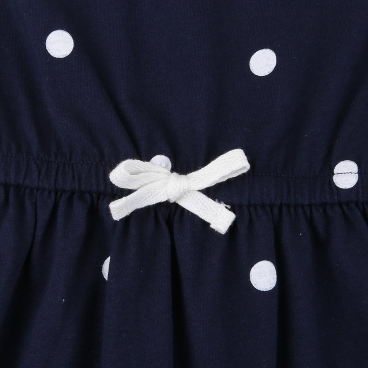 Vestido GAP Poá Curto Laço - Tam: 6-7A - 2