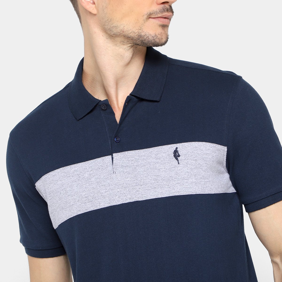 Camisa Polo NBA Piquet C/ Recorte Masculina - Tam: P - 2