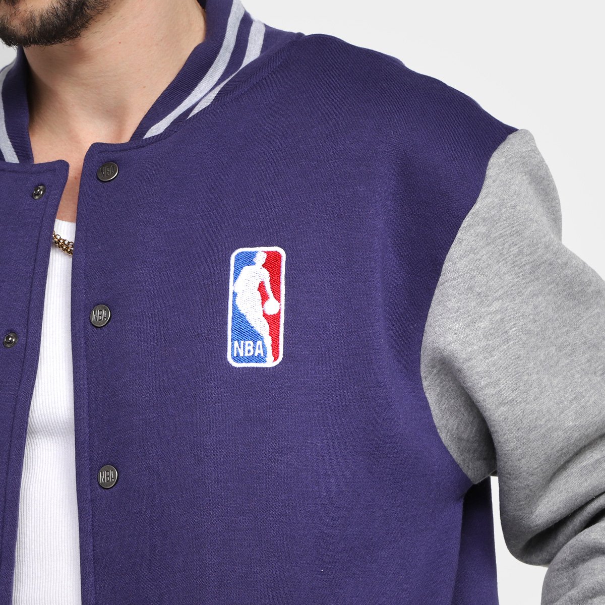 Moletom NBA College Logo Masculino - Tam: P - 2