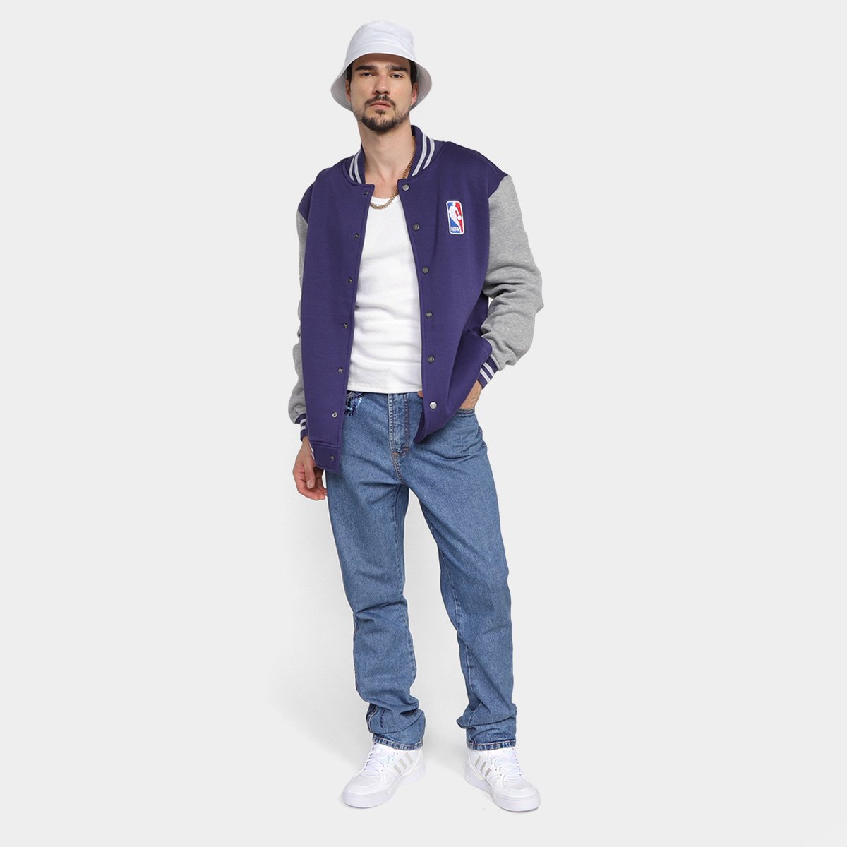 Moletom NBA College Logo Masculino - Tam: P - 3
