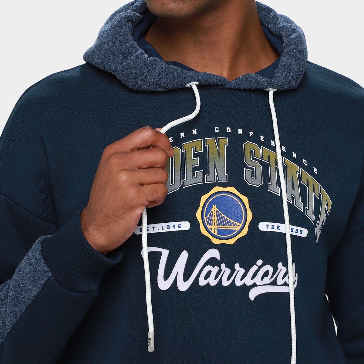 Moletom NBA Golden State Warriors Senses Masculino - Tam: M - 2