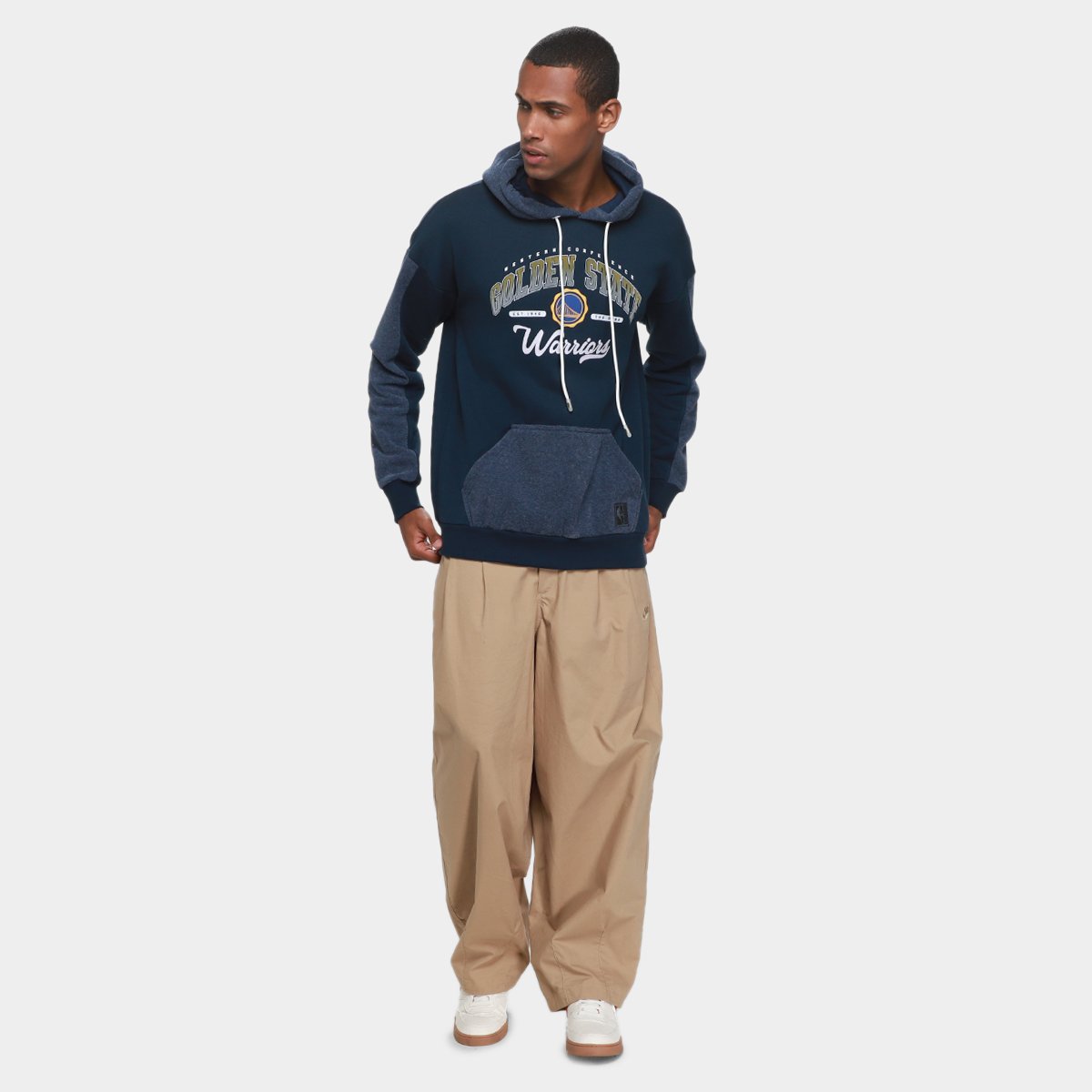 Moletom NBA Golden State Warriors Senses Masculino - Tam: M - 4