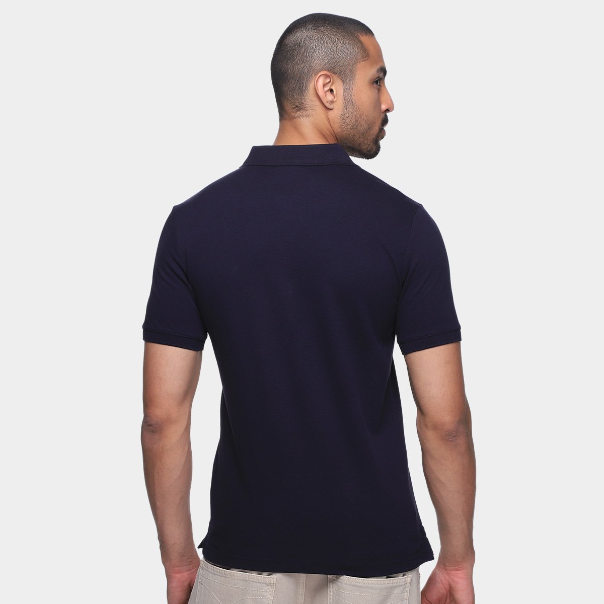 Camisa Polo Calvin Klein Slim Em Piquet Masculina - Tam: P - 1