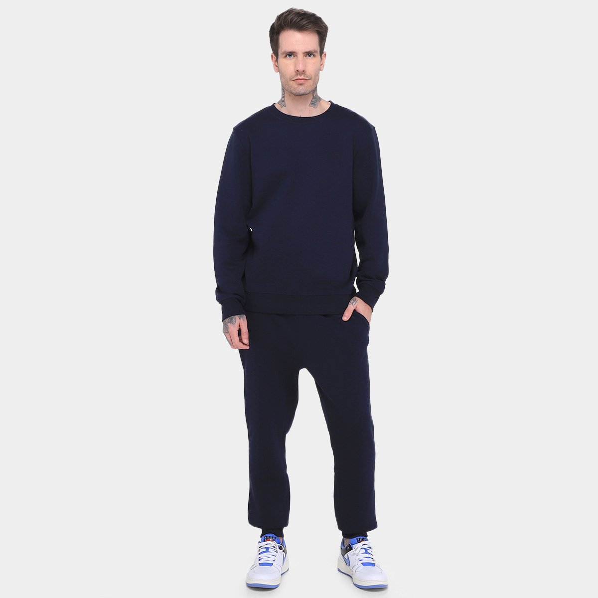 Calça Moletom Calvin Klein Bordado Masculina - Tam: GG - 3