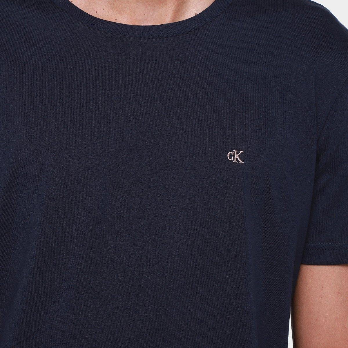 Camiseta Calvin Klein Bordado Masculina - Tam: P - 2