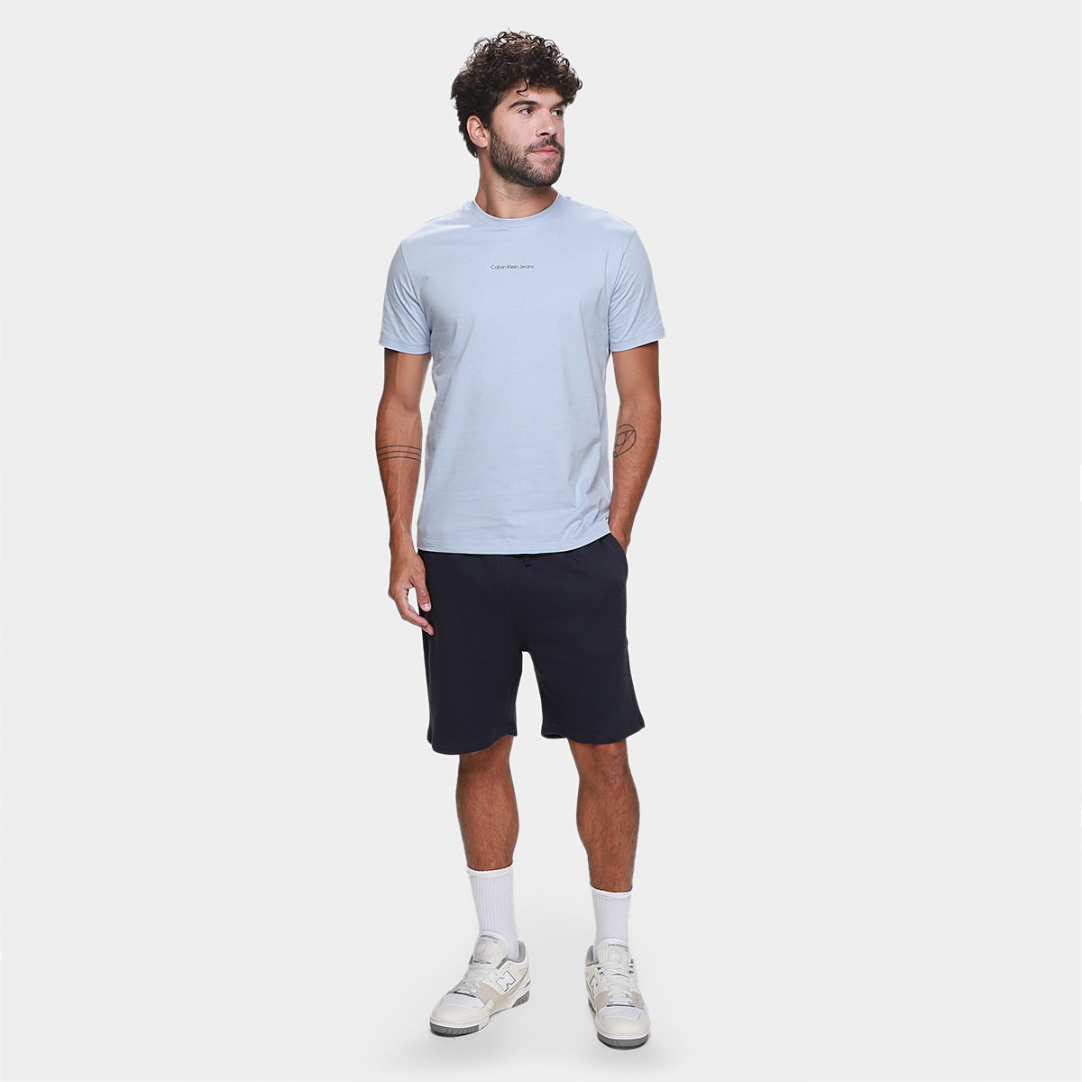Bermuda Calvin Klein Casual Masculina - Tam: P - 3