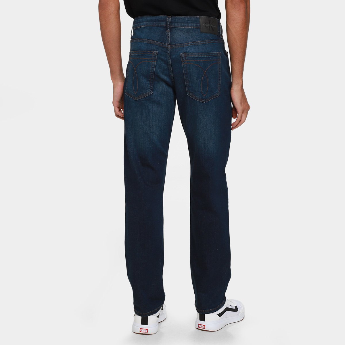 Calça Jeans Slim Calvin Klein 5 Pockets Masculina - Tam: 40 - 1