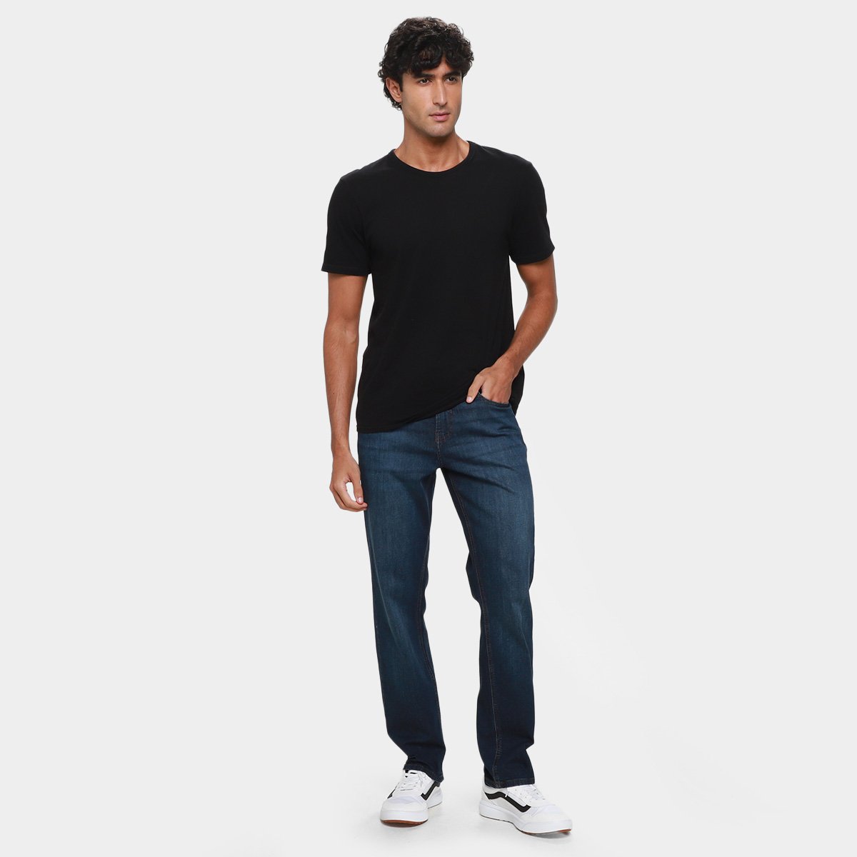 Calça Jeans Slim Calvin Klein 5 Pockets Masculina - Tam: 40 - 4